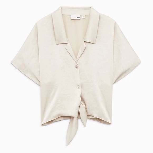 Aritzia Tops - Aritzia Huang Blouse (Mullein)